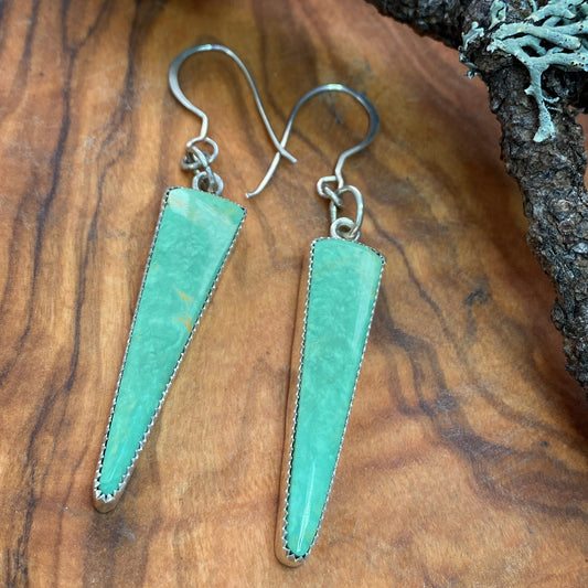 Baja Turquoise Spike Drop Earrings